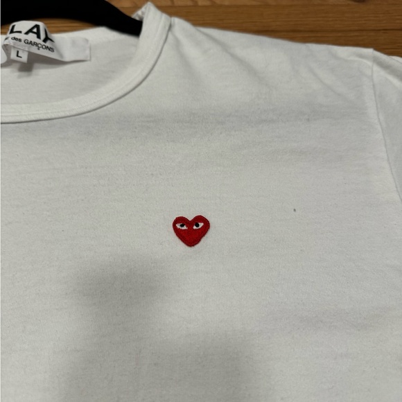 Comme des Garçons Play Men T-Shirt Size L - Picture 2 of 3